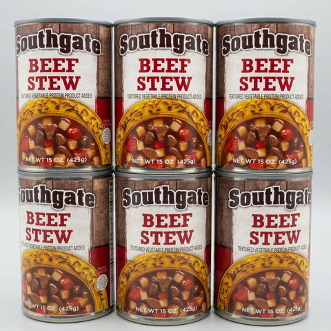 6 Cans of Southgate Beef Stew, 15 oz