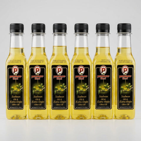 Six Bottles Premium Blend Soybean Oil & Extra Virgin Olive Oil 8.5 fl oz Bottle