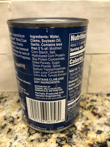 4 Cans of Progresso White Clam Sauce With Garlic & Herb, 15 oz