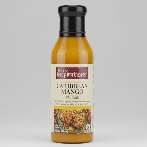 Taste of Inspirations Caribbean Mango Grill Sauce 12 oz Marinade Pork Beef