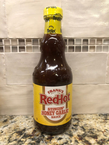 3 BOTTLES Frank's Red Hot Stingin' Honey Garlic Sauce 12 oz BBQ Chili Pepper