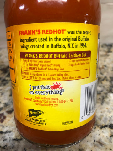 3 BOTTLES Frank's Red Hot Buffalo Wings Sauce 12 oz Chicken Seasoning