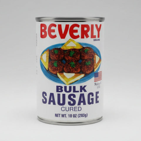 18 Cans Beverly Bulk Sausage Cured 10 oz Can breakfast eggs grits