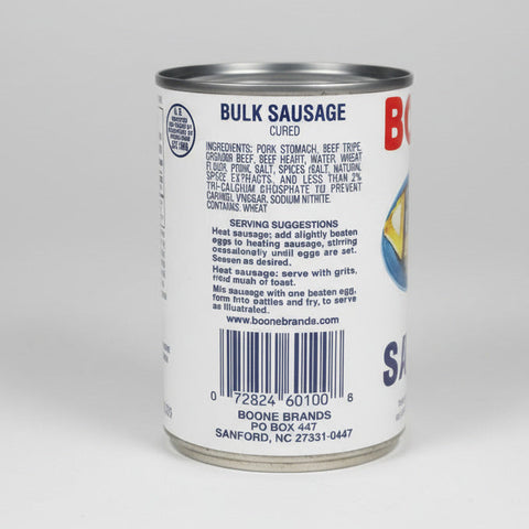 6 Cans Beverly Bulk Sausage Cured 10 oz Can breakfast eggs grits