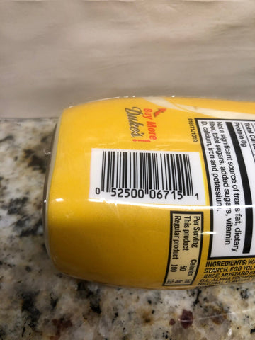 4 Bottles Squeezeable Duke's Light Mayonnaise with Olive Oil Diet Dukes Mayo