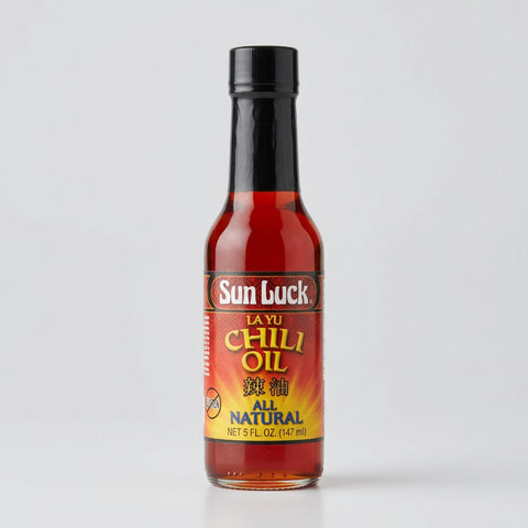 Sun Luck La Yu Chili Oil 5 oz Bottle