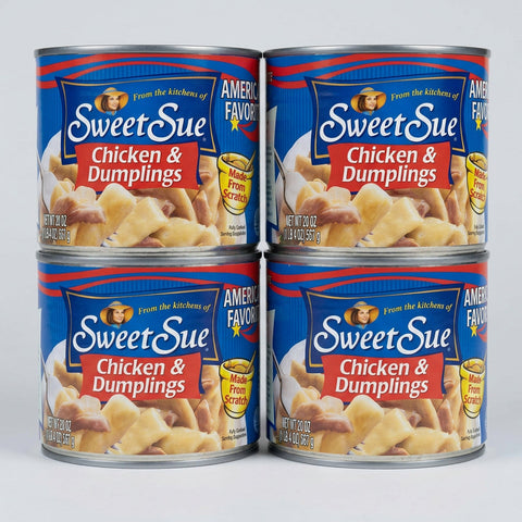 4 Cans of Sweet Sue Chicken & Dumplings, 20 oz