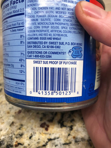 4 Cans of Sweet Sue Chicken & Dumplings, 20 oz