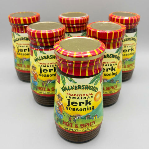 6 Jars of Walkerswood Traditional Jamaican Jerk Seasoning, 10 oz