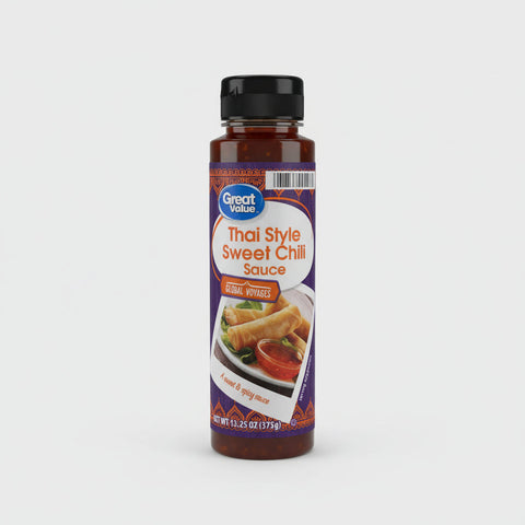 6 BOTTLES Great Value Thai Style Sweet Chili Sauce 13.25 oz Eggroll Dip BBQ