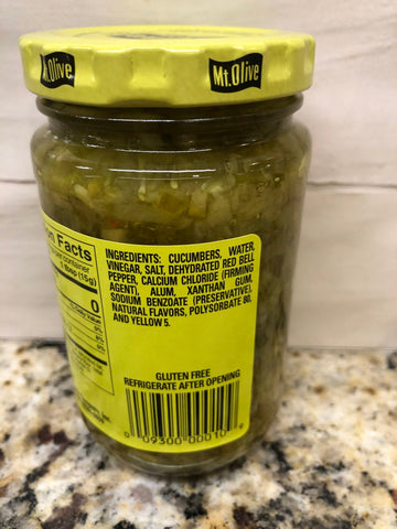 6 Jars of Mount Olive Dill Relish, 8 oz