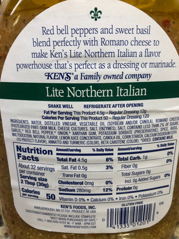 2 Bottles Ken's Steak House Lite Northern Italian Salad Dressing Marinade, 32 oz