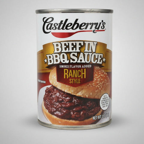 6 Cans of Castleberry's Beef in BBQ Sauce Ranch Style, 10.5 oz