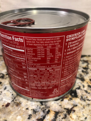 4 Cans of Dinty Moore Chicken and Dumplings, 20 oz