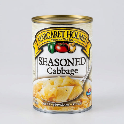 6 Cans of Margaret Holmes Southern Style Seasoned Cabbage, 15 oz