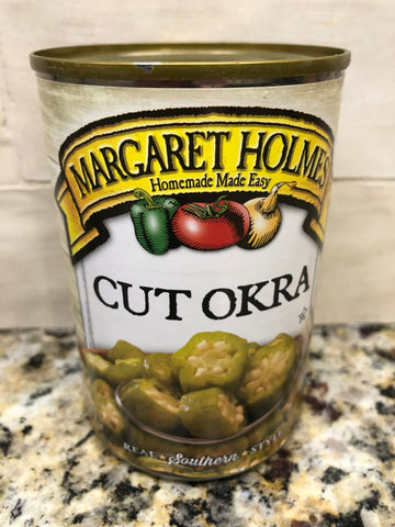 6 Cans of Margaret Holmes Southern Style Cut Okra, 14.5 oz