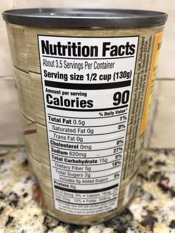 6 Cans of Margaret Holmes Southern Style Seasoned Butter Beans, 15 oz