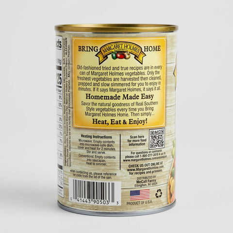6 Cans of Margaret Holmes Southern Style Seasoned Italian Green Beans, 14.5 oz