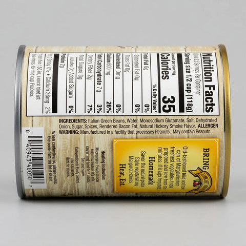 6 Cans of Margaret Holmes Southern Style Seasoned Italian Green Beans, 14.5 oz