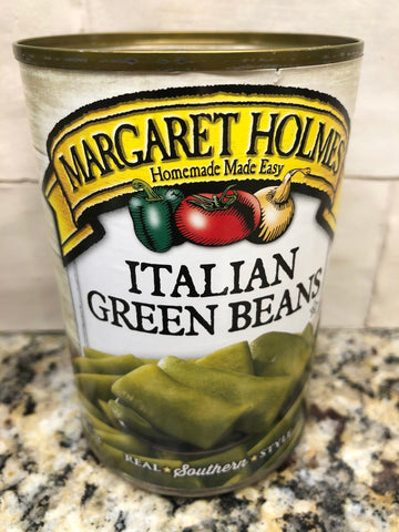 6 Cans of Margaret Holmes Southern Style Italian Green Beans, 14.5 oz