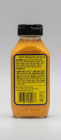 FOUR BOTTLES Bookbinder's Spicy Sriracha Sauce 9 Oz creamy chili special