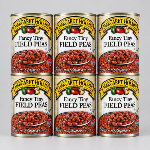 6 Cans of Margaret Holmes Southern Fancy Tiny Field Peas, 15 oz