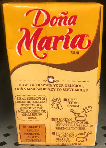 Dona Maria Mole Ready to Serve Mexican Sauce, 9.5 oz