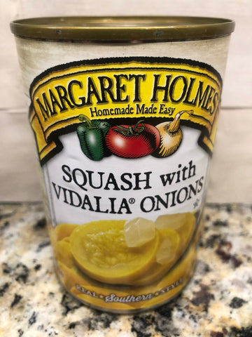 6 Cans of Margaret Holmes Southern Style Squash with Vidalia Onions, 14.5 oz