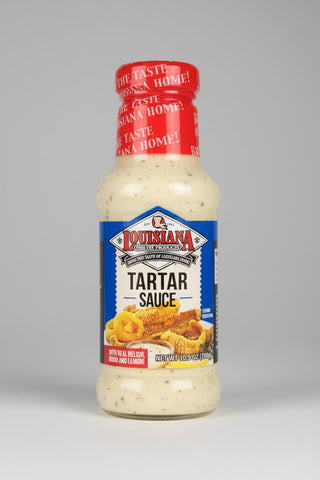 FOUR BOTTLES Louisiana Fish Fry Tartar Sauce 10.5 Oz shrimp seafood crab clam