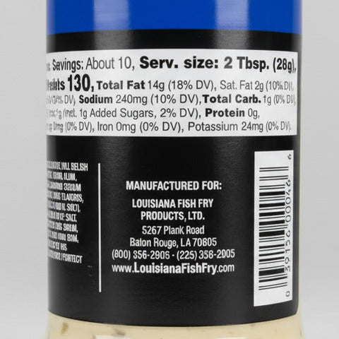 FOUR BOTTLES Louisiana Fish Fry Tartar Sauce 10.5 Oz shrimp seafood crab clam