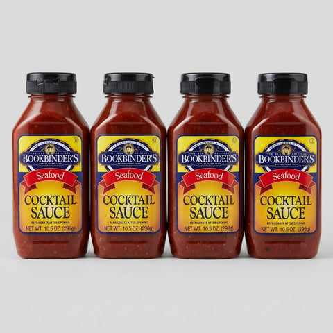 4 Bottles of Bookbinder's Cocktail Sauce Seafood, 10.5 oz