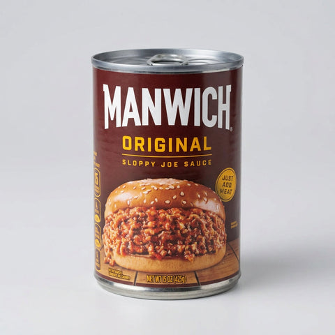 Manwich Original Sloppy Joe Sauce 15 oz Can Hamburger zero fat cholesterol