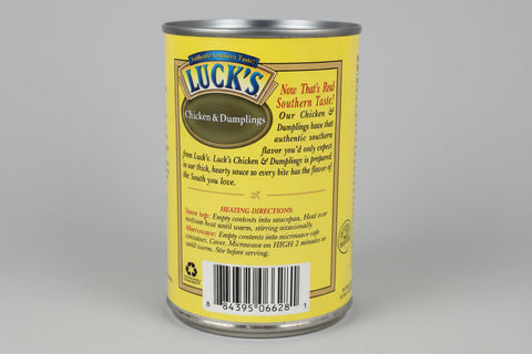 8 CANS Luck's Chicken and Dumplings 15 oz Can Pastry Biscuit heat & eat
