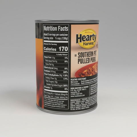 4 CANS Bush's Grillin' Baked Beans Southern Pit Barbeque 22 oz Navy White