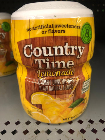 4 Packs of Country Time Lemonade Powder Flavored Drink Mix, 19 oz