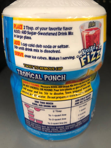 4 Packs of Kool-Aid Tropical Punch Drink Mix, 24 oz