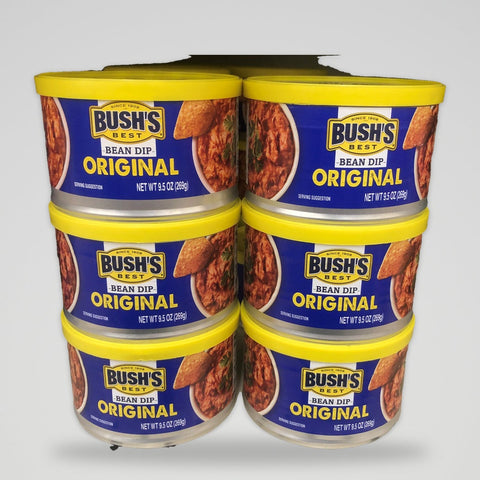 6 Cans of Bush's Original Bean Dip, 9.5 oz
