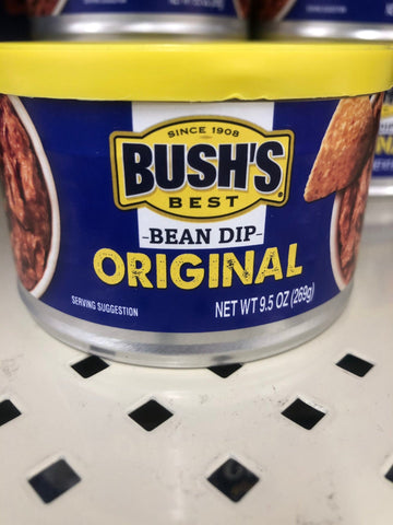 6 Cans of Bush's Original Bean Dip, 9.5 oz
