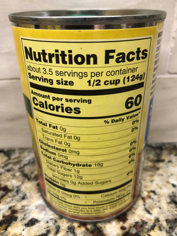 6 Cans of Great Value Fruit Cocktail in 100% Juice, 15 oz