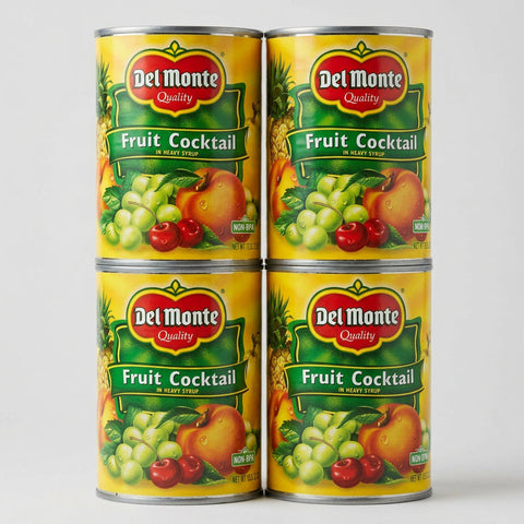 4 Cans of Del Monte Fruit Cocktail, 15.25 oz