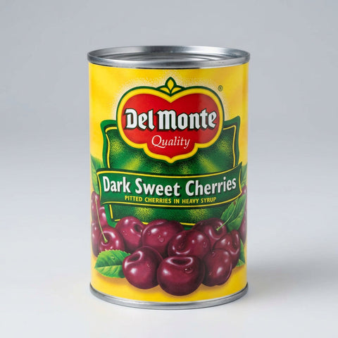 4 Cans of Del Monte Dark Sweet Pitted Cherries in Syrup, 15 oz