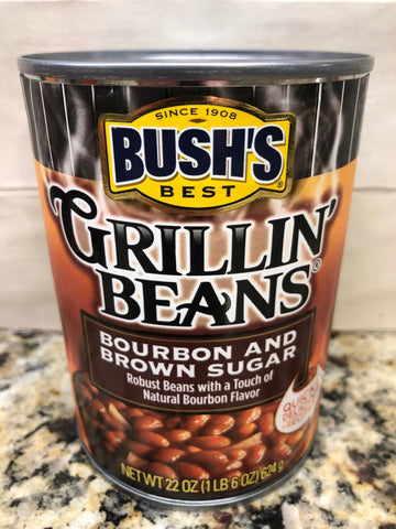 4 Cans of Bush's Grillin' Baked Beans Bourbon & Brown Sugar, 21.5 oz