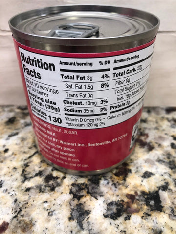 8 Cans Great Value Sweetened Condensed Milk 14 oz Can