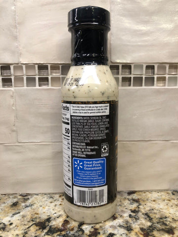 4 Bottles of Great Value Lemon Pepper Wing Sauce, 12 oz