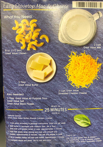 4 Boxes of Great Value Elbows Pasta, 16 oz