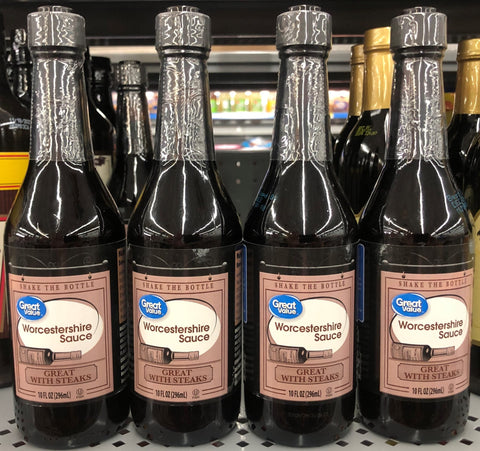 3 BOTTLES Great Value Worcestershire Sauce 10 oz Steak Chicken Rice Stir Fry