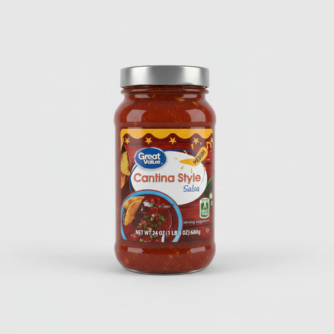 3 Jars Great Value Medium Cantina Style Salsa 24 oz Pepper Dip Picante