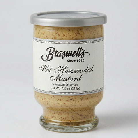 Braswell's Hot Horseradish Mustard, 9 oz