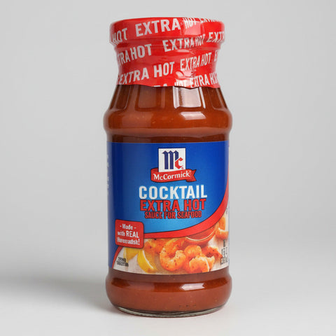 THREE BOTTLES McCormick Extra Hot Cocktail Sauce 10.5 Oz shrimp seafood crab