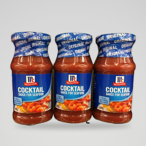 3 Bottles of McCormick Cocktail Sauce, 8 oz